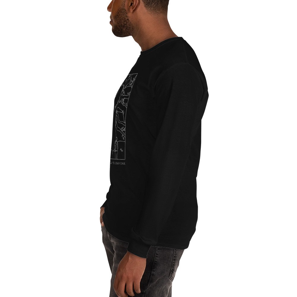 Long Sleeve T Shirt: In The Hills, Logan Oak - Image 7