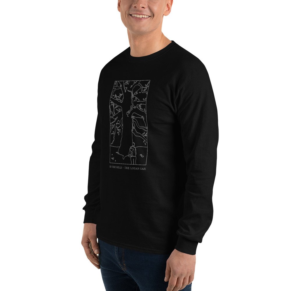 Long Sleeve T Shirt: In The Hills, Logan Oak - Image 3
