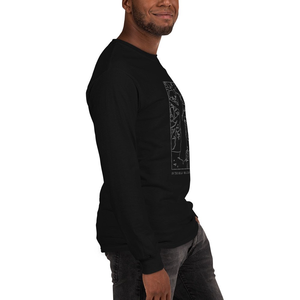 Long Sleeve T Shirt: In The Hills, Logan Oak - Image 9