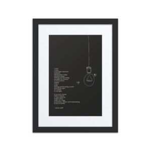 Domesticated Demons: Moth Framed Print